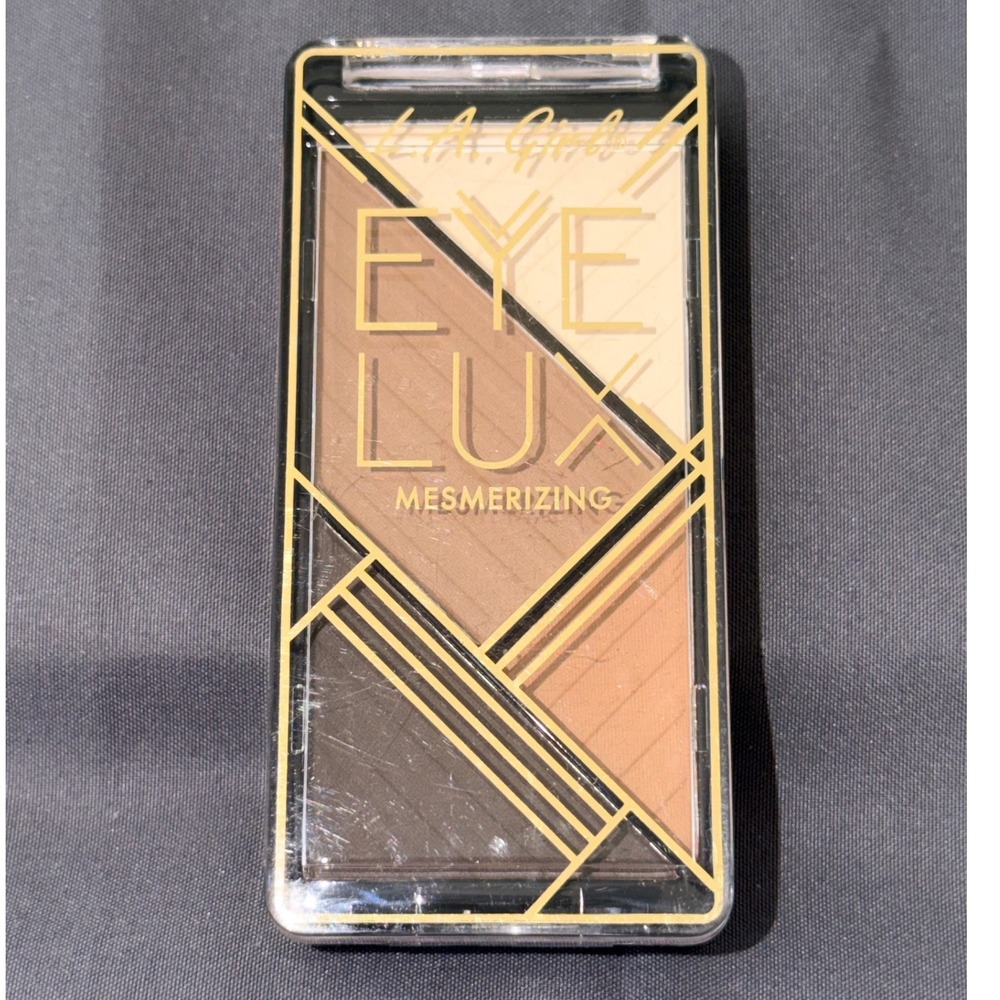LA Girl Eye Lux Mesmerizing Eyeshadow Palette Urbanize GES465 Neutral Brown Quad